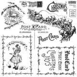 IOD Clear Stamps - Christmas Post