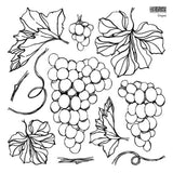 IOD Clear Stamps - Grapes