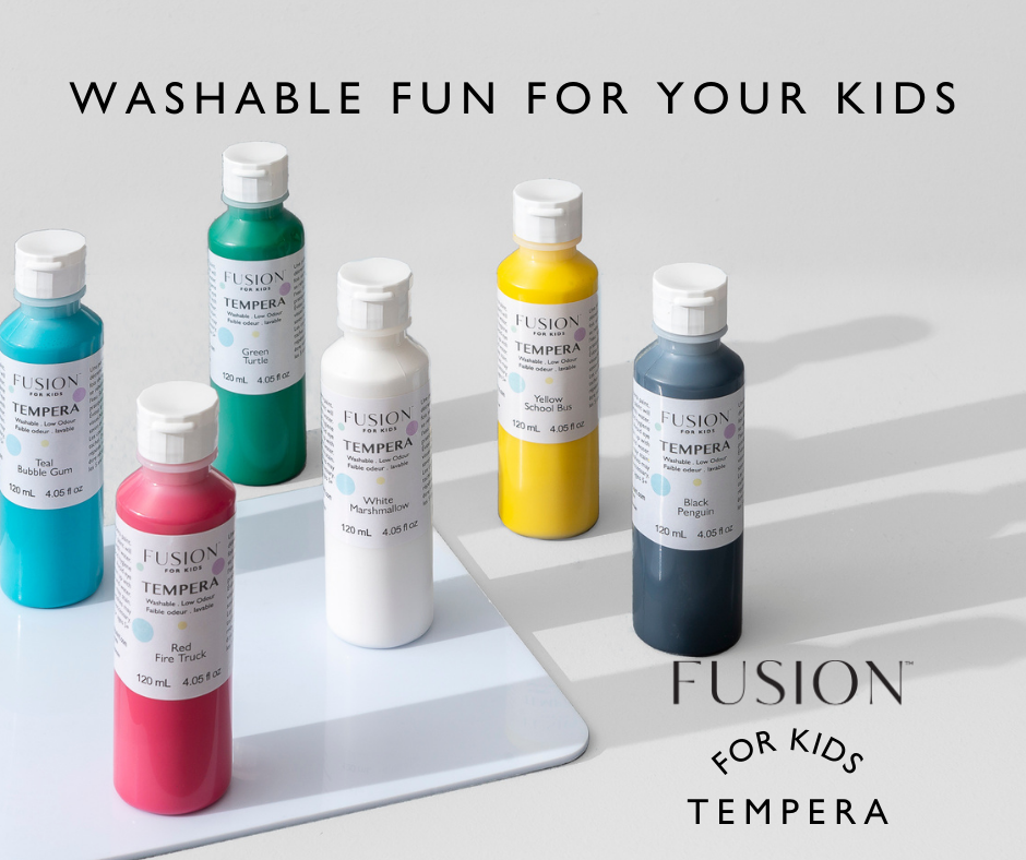 Fusion for Kids Tempera Rainbow Kit Vibrant Colors - Painted