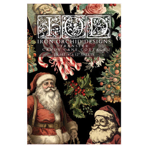 IOD Full Colour Transfer - Candy Cane Cottage