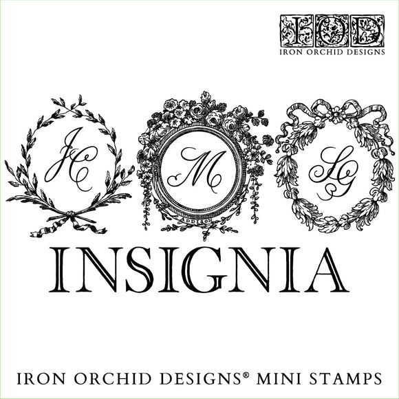 IOD Clear Stamps - Insignia