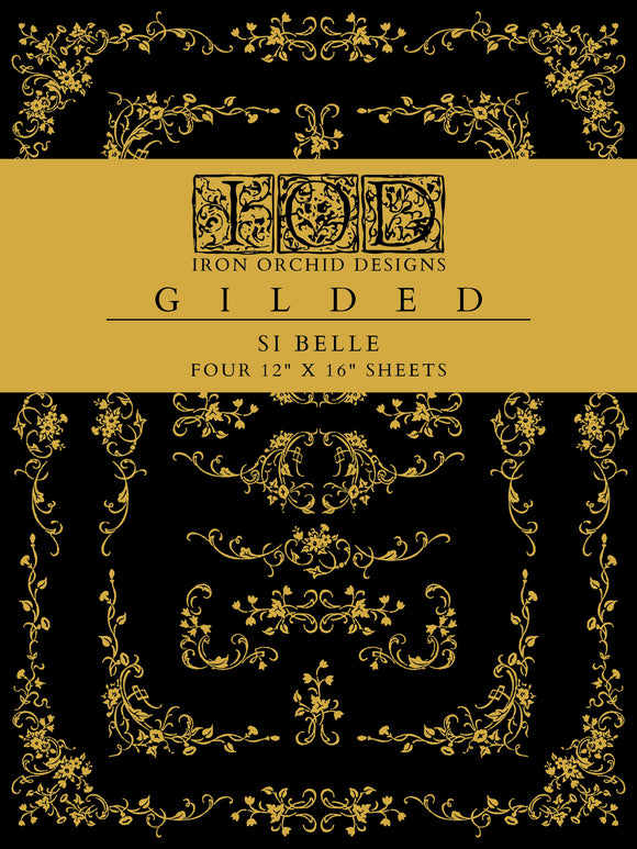 IOD Gilded Transfer - Si Belle