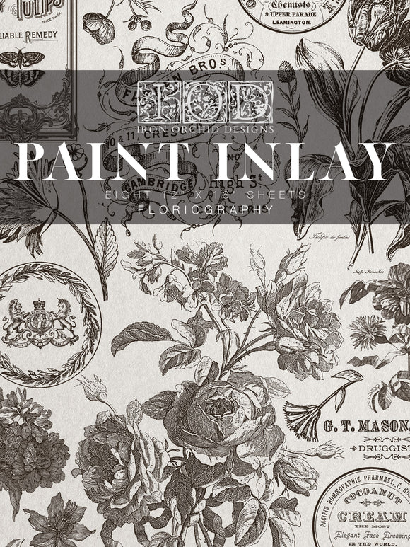 IOD Paint Inlays - Floriography