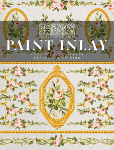 IOD Paint Inlays - Petite Fleur Pink