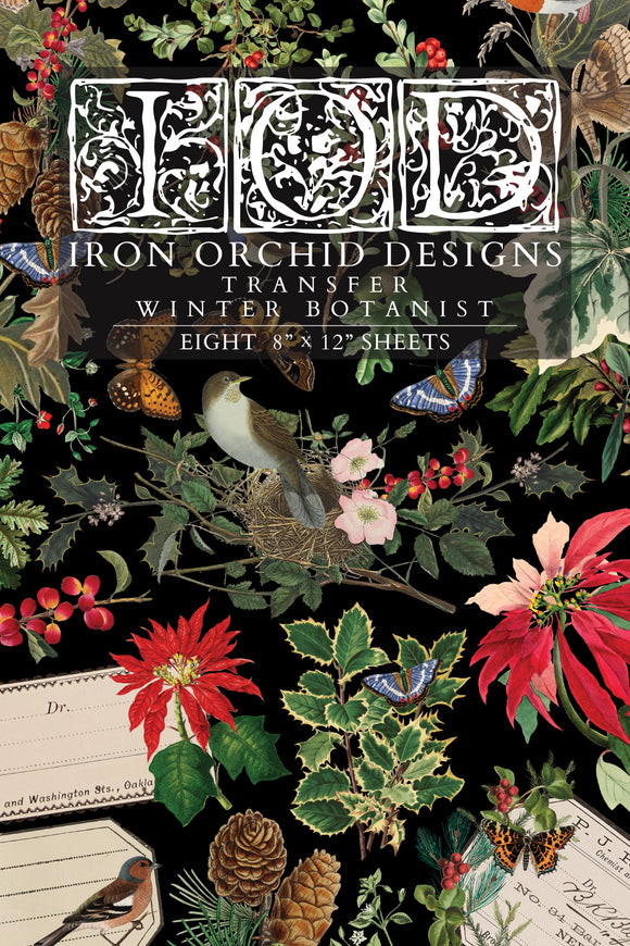 IOD Full Colour Transfer - Winter Botanist