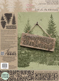 IOD Clear Stamps - Winter Grove