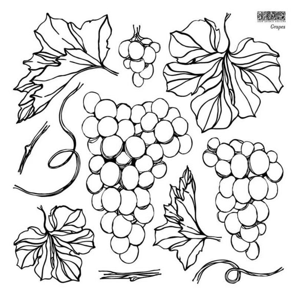IOD Clear Stamps - Grapes