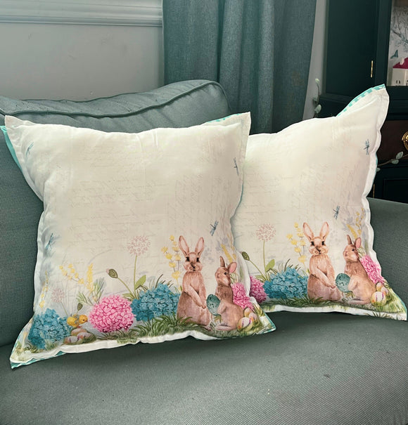 Pair of Easter/Spring Pillows