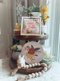 Two Tiered Wooden Tray