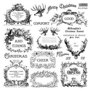 IOD Clear Stamps - Merry & Bright