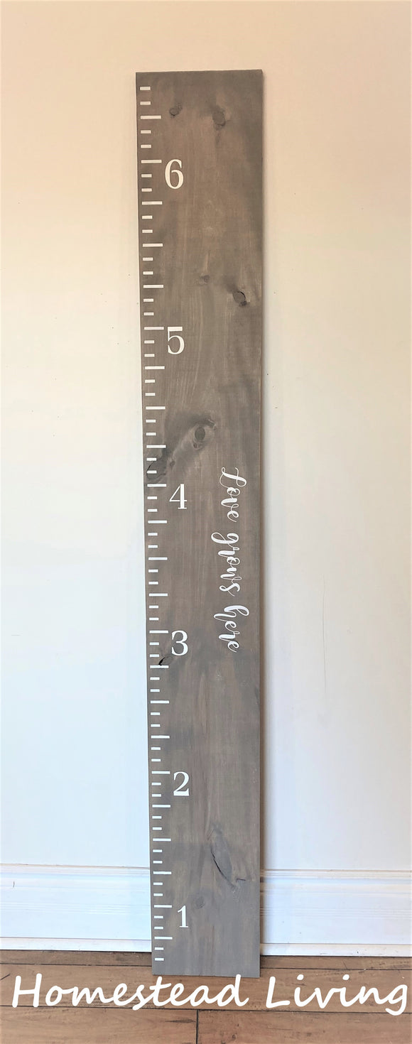 6ft Growth Chart
