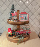 Christmas Tray Set - Santa Stop Here