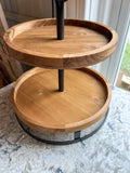 Brown Tiered Tray