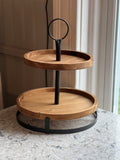 Brown Tiered Tray